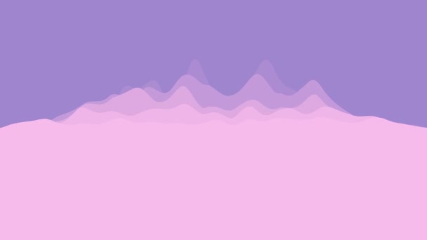Absztrakt színes hullámos háttér élénk kék és rózsaszín színekben. Modern színes tapéta. 3D-s renderelés, másolási hellyel.
