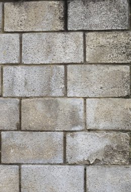 eski beyaz tuğla duvar. eski ve yıpranmış tuğla duvar