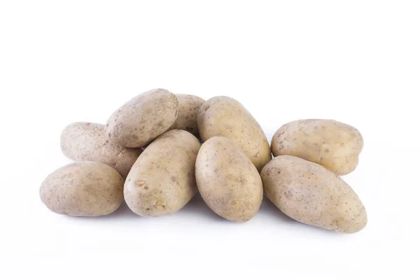 Patatas sobre un fondo blanco. — Foto de Stock