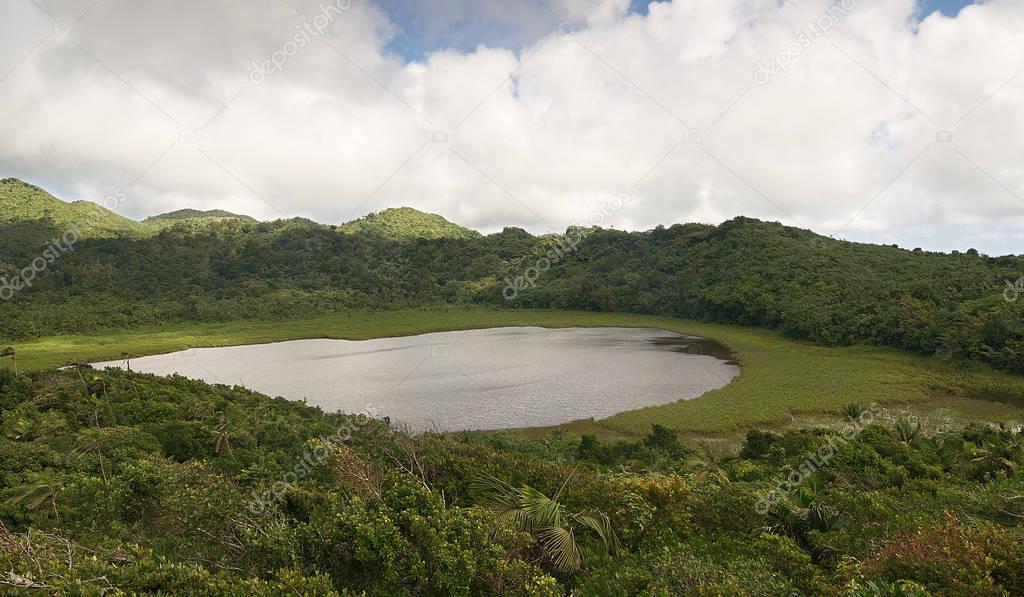 Grenada island - Grand Etang National Park - Grand Etang Lake
