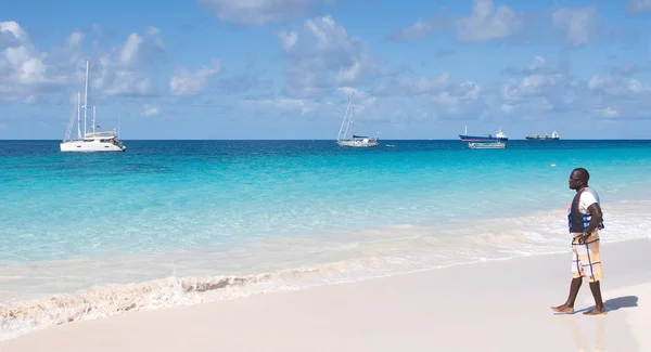 Bridgetown, Barbados - tropik ada - Brownes beach - Carlisle Körfezi