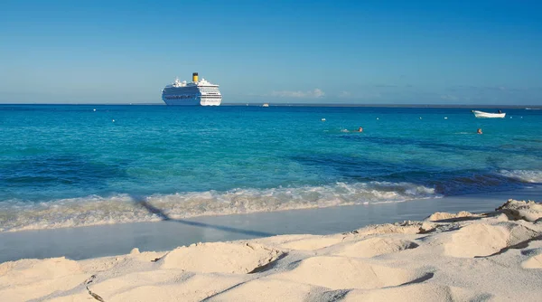 Playa de la isla Catalina - Mar tropical del Caribe — Foto de Stock