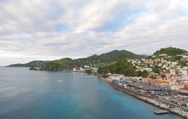 Гренада острова - місто і затоки Сент-Джордж — стокове фото