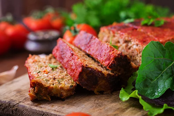 Pan de carne molido casero — Foto de Stock