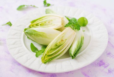 Fresh and healthy Chicory (witloof) Salad clipart