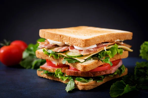 Sándwich Big Club — Foto de Stock