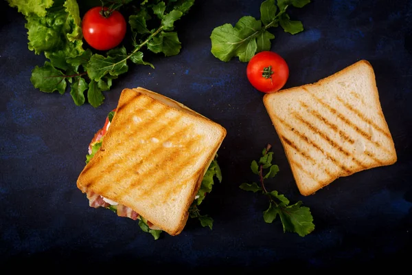 Big Club sandwiches — Stock Photo, Image