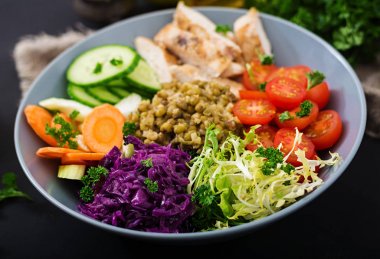 Sağlıklı mung fasulye salatası