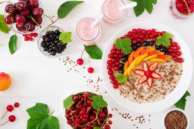 keten tohumu ve smoothies