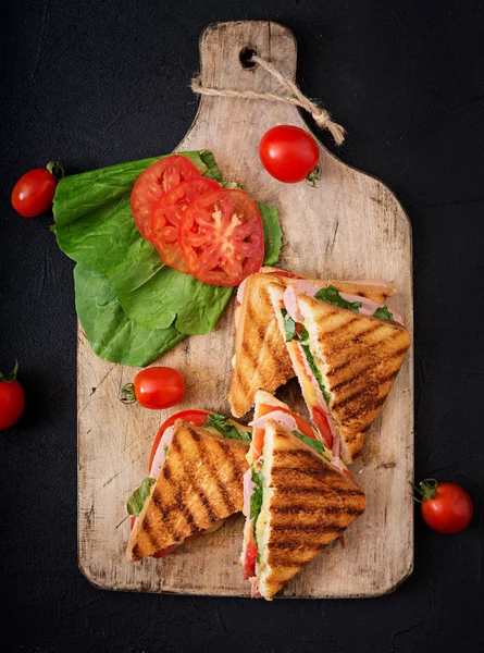 Club-Sandwiches Panini — Stockfoto