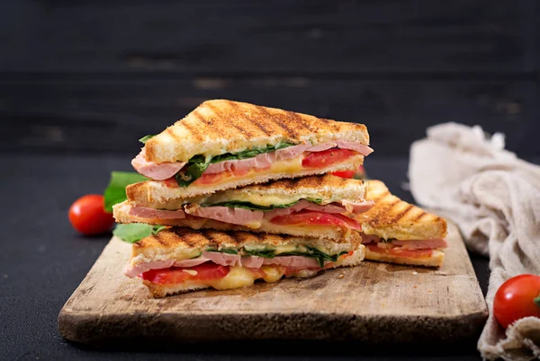 Club sandwiches panini — Stock Photo, Image