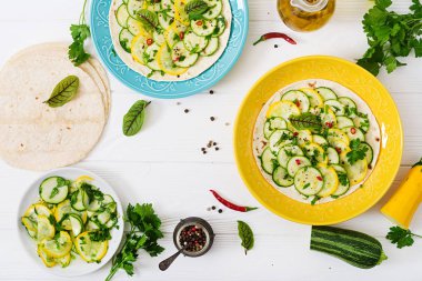 Vegan Tacos için malzemeler 