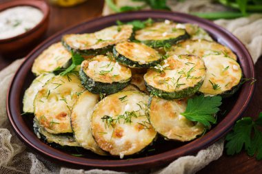 soslu kızarmış kabak