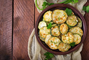 soslu kızarmış kabak