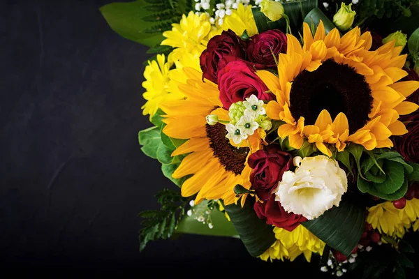 değişik çiçek buketi 