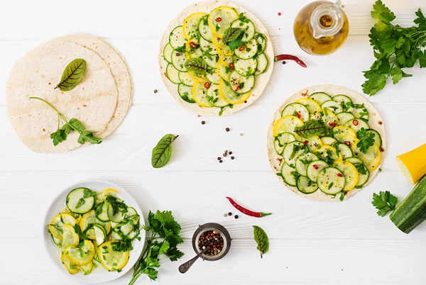 Vegan Tacos için malzemeler 