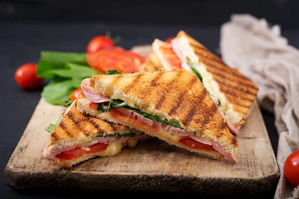 Club sandwiches panini — Stock Photo, Image