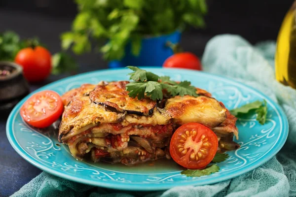 Casseruola tradizionale italiana di melanzane — Foto Stock