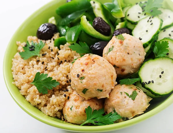 Albóndigas al horno de filete de pavo — Foto de Stock