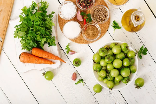 Ingrédients pour salade coréenne — Photo