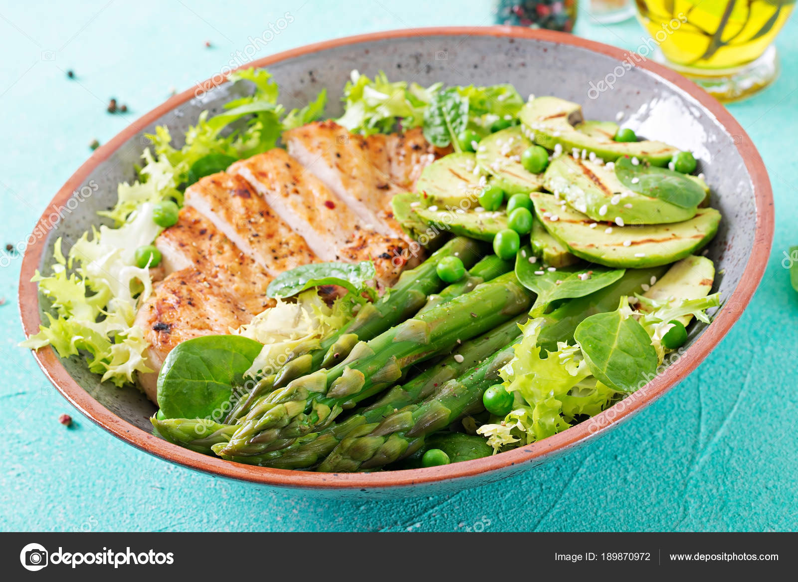Dieta de pollo y aguacate