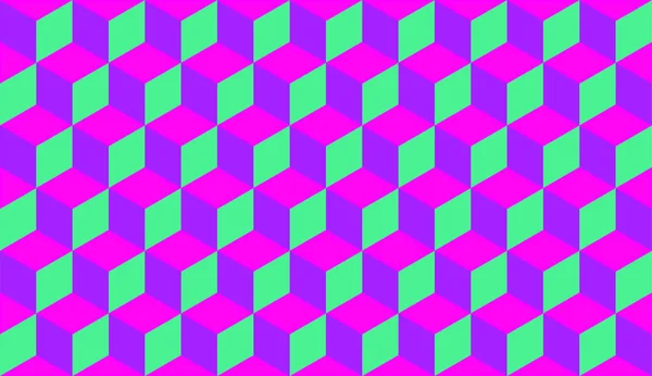 Kleur patroon kubus — Stockvector