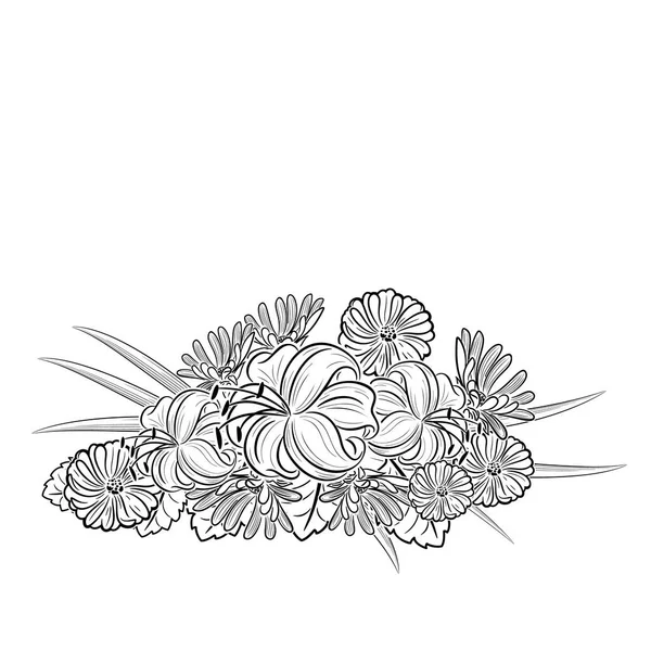 Tek renkli siyah ve beyaz kompozisyon