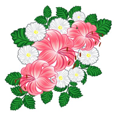 lilyum ve papatyalar