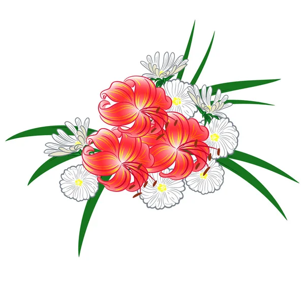 lilyum ve papatyalar