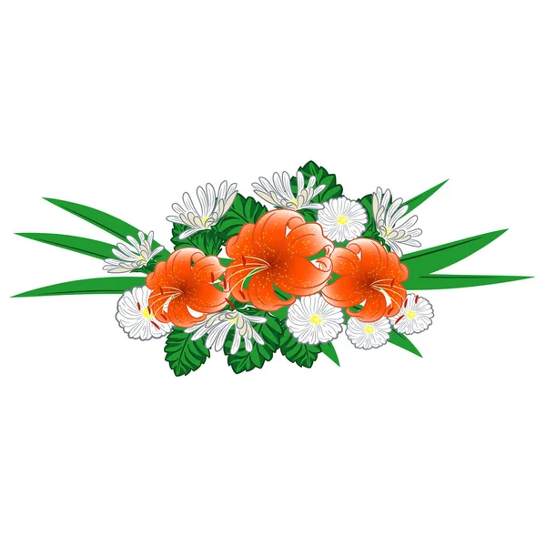 lilyum ve papatyalar