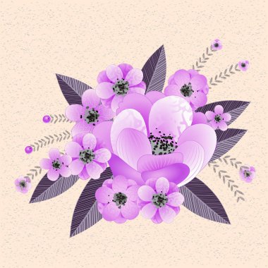 çiçek kompozisyon arka planda