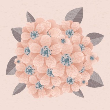 çiçek kompozisyon arka planda