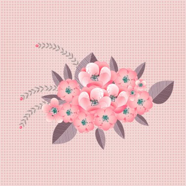 çiçek kompozisyon arka planda