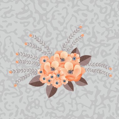 çiçek kompozisyon arka planda