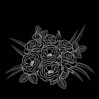 kompozisyon bir çiçek