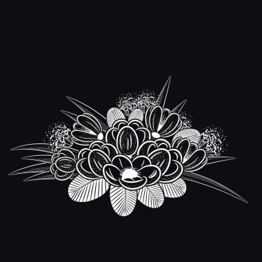 kompozisyon bir çiçek