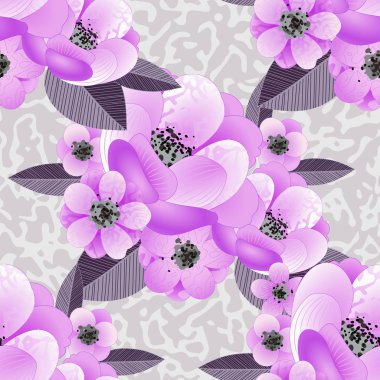 desen arka plan üzerine çiçek