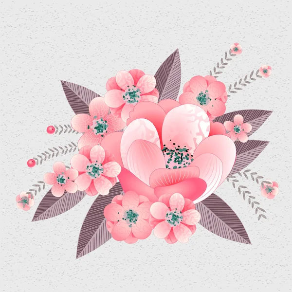 kompozisyon bir çiçek