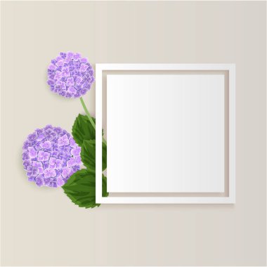 Çiçekli tebrik kartı