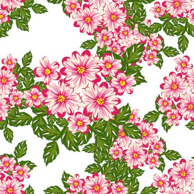 sorunsuz çiçek deseni için tebrik kartı