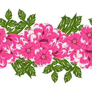 Kusursuz çiçek deseni