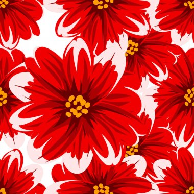 sorunsuz çiçek deseni için tebrik kartı