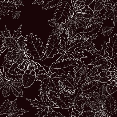 desen arka plan üzerinde yaprakların sorunsuz