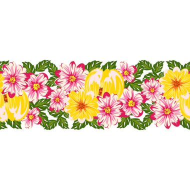 sorunsuz çiçek deseni için tebrik kartı