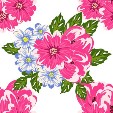 sorunsuz çiçek deseni için tebrik kartı