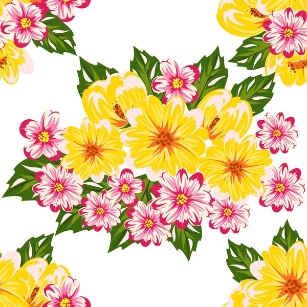 sorunsuz çiçek deseni için tebrik kartı