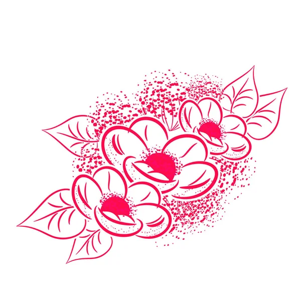 tebrik kartı veya düğün davetiyesi için narin buket