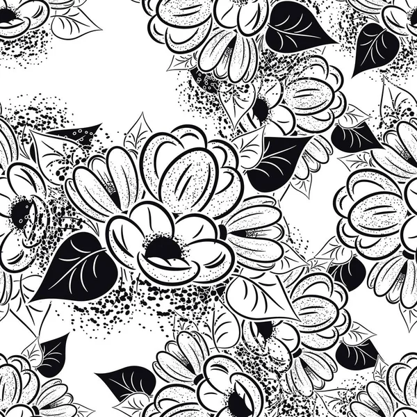 çiçek tebrik kartı veya düğün davetiyesi için seamless modeli