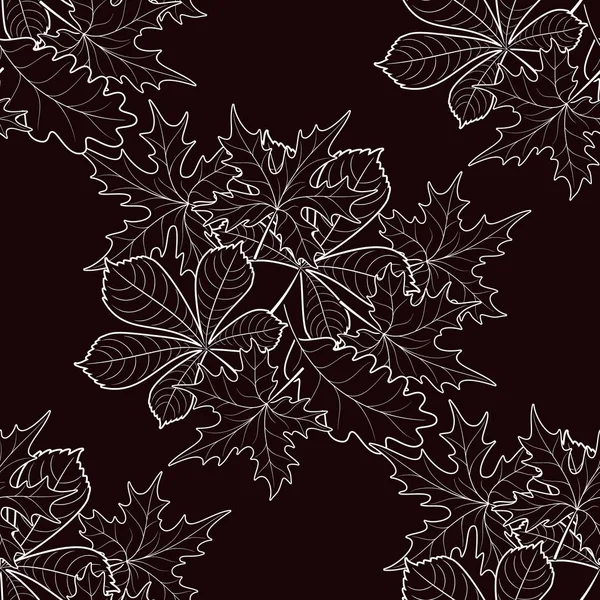 Sonbahar yapraklarının kusursuz deseni