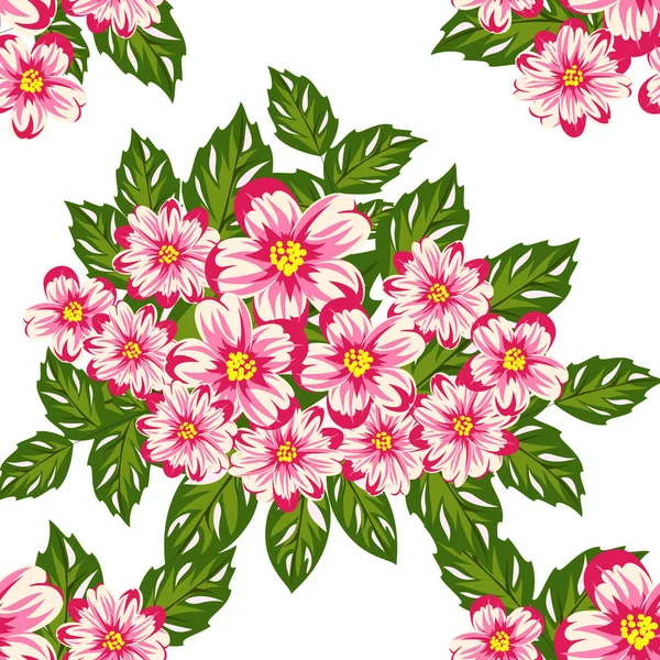 sorunsuz çiçek deseni için tebrik kartı